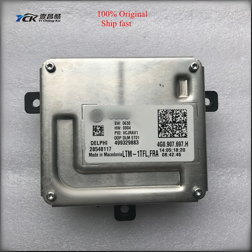 1PC Original YCK LED Driver 4G0.907.697.H 4G0907697H 499329883 28548117 (Genuine and Used)