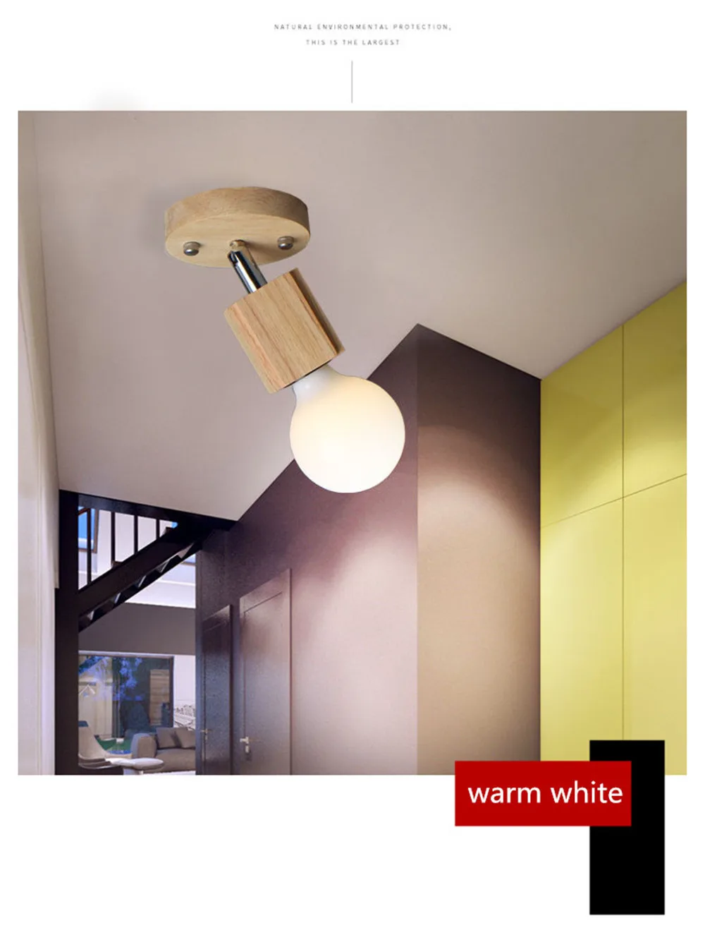 Светодиодный потолочный светильник в скандинавском стиле, подвесной светильник из дерева, современный светильник для ресторана, бара, гостиной, столовой, коридора