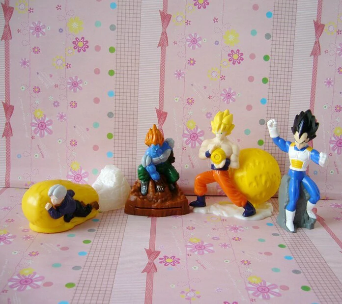 Limited sales, Burger King toys, anime figure, dragon ball,a full set