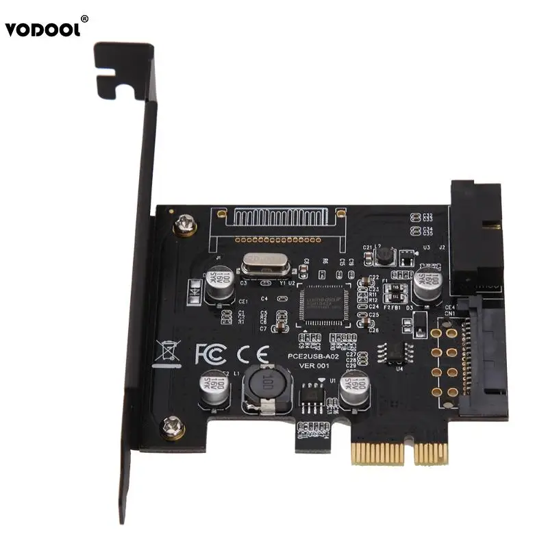 VODOOL USB 3,0 PCI-E Express 19pin разъем 15pin SATA контроллер расширения питания адаптер карта для окна/XP/VISTA Прямая поставка