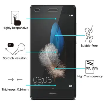 

2Pcs/Lot 9H Tempered Glass For Huawei P8 Lite 2016 Screen protector Protective Film For Huawei P8 Lite ALE-L04 L02 L21 CL00 TL00