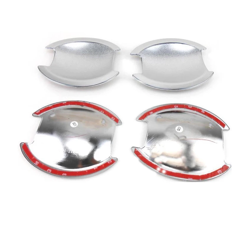 

ABS Chrome Door Handle Bowl Door handle Protective covering Cover Trim for KIA K3 4pcs per set