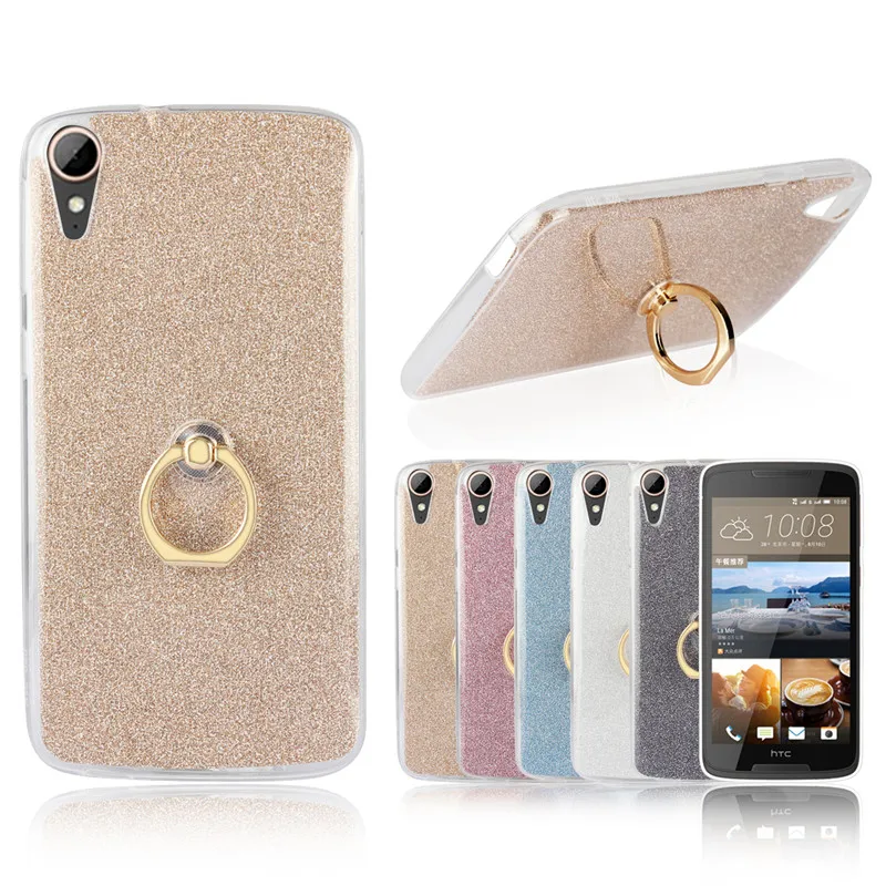 Colorful Silicon Case for HTC Desire 828 Luxury Bling Soft