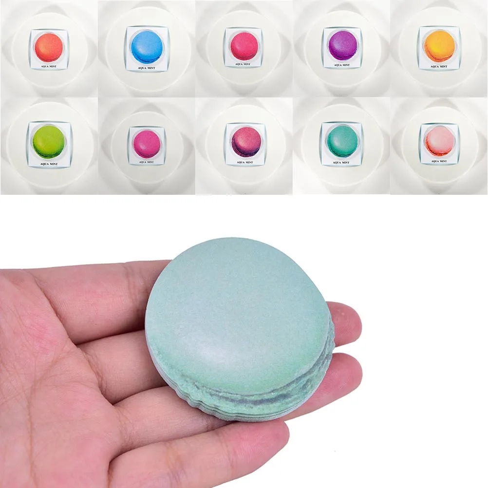 Sweet ColorfulMacaroon Self-Adhesive Memo Pad Sticky Notes Bookmark School Office Supply Bookmark Paper Sticker Random