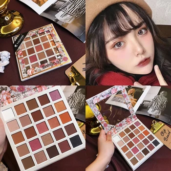 

Professional 25 Colors Eyeshadow Palette Shimmer Glitter Matte Eyeshadow Pallete Smoky Pigmented Makeup Palette Makeup Cosmetic
