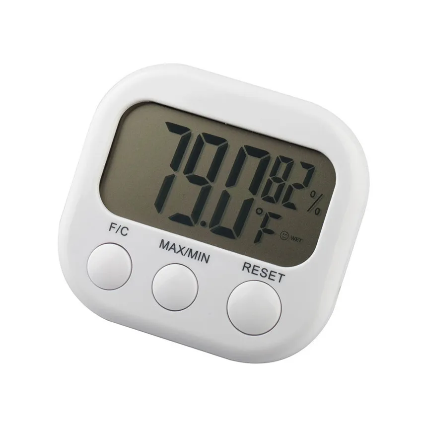 Цифровой ЖК-комнатный термометр и гигрометр, датчик температуры, измеритель влажности, монитор температуры и инструмент для определения влажности#30