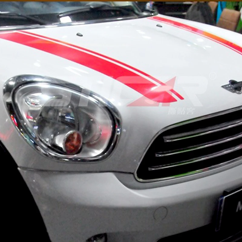 Brand New Oracal Material UV Protected Car Head Sticker Black and Red Color For Mini Cooper Countryman | Автомобили и мотоциклы