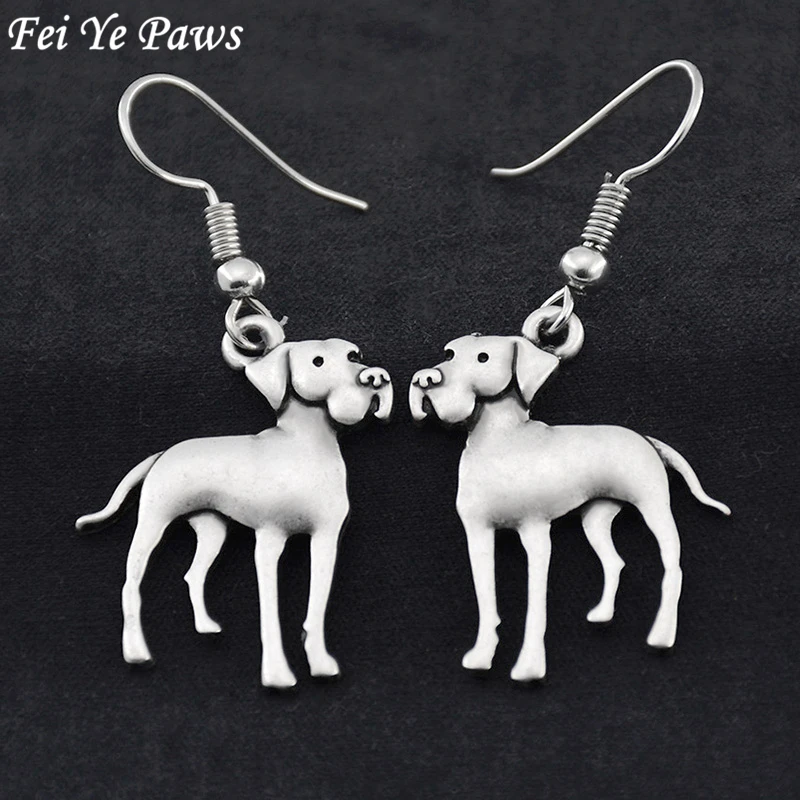 

Fei Ye Paws Great Dane Dog Drop Earrings Brincos Big Long Earrings For Women Earings fashion Jewelry Pendientes bijoux femme