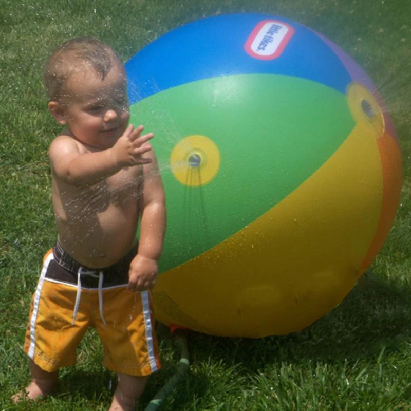 Большой надувной мяч спринклерной для наружной игрушки Для детей, на лето забава для пляжа мяч игрушки вечерние игрушки детский бассейн
