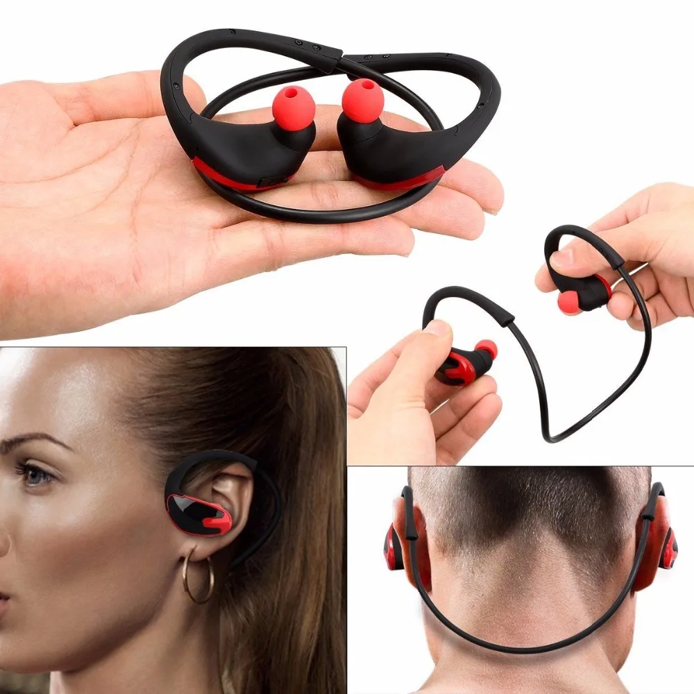 WLNGWEAR Bass Bluetooth наушники Беспроводной наушники с микрофоном Спорт стерео Bluetooth гарнитуры для телефона гарнитура Gamer