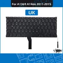 Full New A1466 Keyboard UK Layout + Backlight Screws for Macbook Air 13″ A1369 A1466 Replacement keyboard 2011-2015 Year