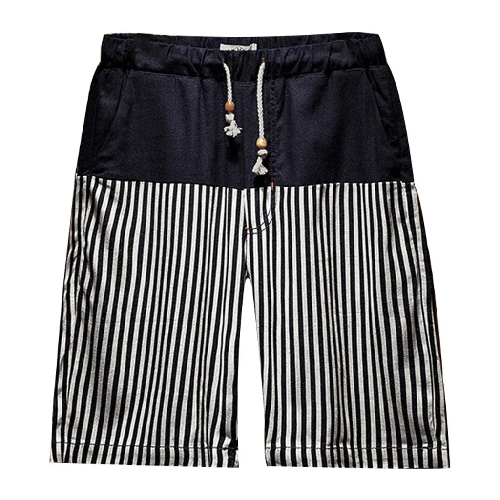 Шорты мужские спортивные свободные летние повседневные мужские шорты хлопок этнический стиль печатные свободные хлопковые конопли пляжные шорты PantL0319