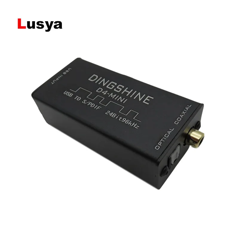

D4-MINI USB sound card Support DTS/AC3 / SPDIF digital fiber coaxial decoding 5.1 channel home theater T0560