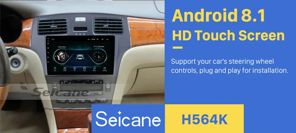 Top Seicane 9 Inch Quad Core Android 8.1 Head Unit Car Radio For 2001 2002 2003 2004 2005 Lexus HD 1024*600 Touch Screen GPS Navi 0