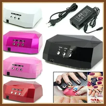 36w Led nail lamp + UV nail dryer Polish Gel Curing Nail tools EU AU US UK plug