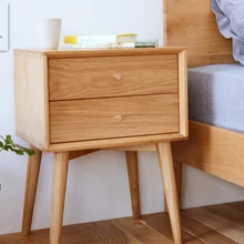 Японская белая дубовая деревянная тумбочка простая современная мебель для спальни шкаф ящик ковш шкаф скандинавский шкаф