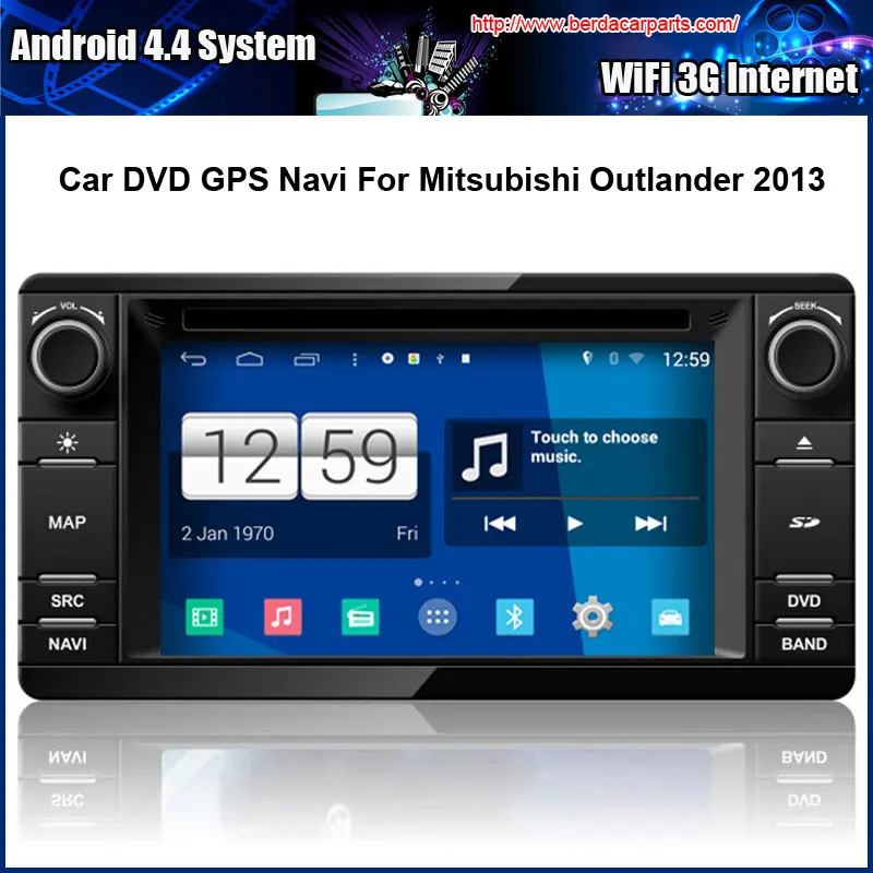 

Android Car DVD Video Player for Mitsubishi Outlander 2012 2013 Multi-touch Capacitive screen,1024*600 high resolution.