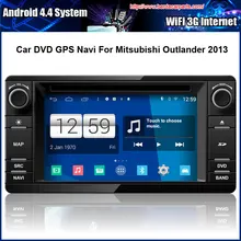 Android Car DVD Video Player for Mitsubishi Outlander 2012 2013 Multi-touch Capacitive screen,1024*600 high resolution.