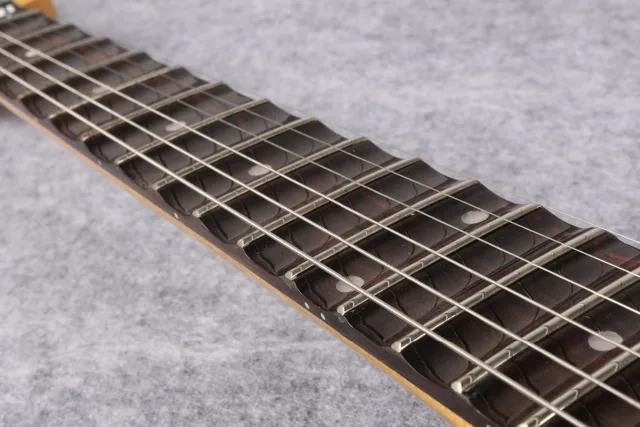 Best price at $228 Cheap Best price-ST double tremolo rosewood Scalloped Fingerboard, Yngwie Malmsteen Guitar Big Head ST Electric Guitar EMS ship