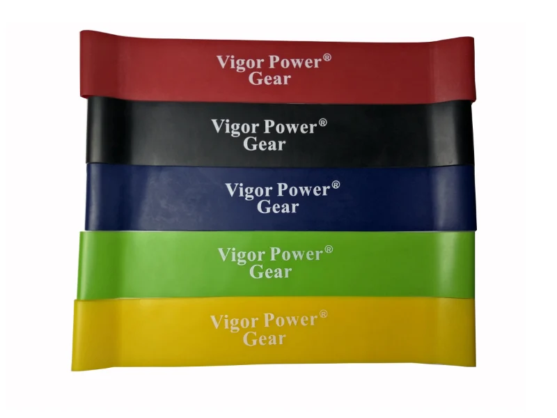 Vigor power gear, 5 уровней, растягивающийся расширитель, петля для фитнеса, резиновая петля, Эспандеры для йоги, ленты-петли, продается в 1 шт