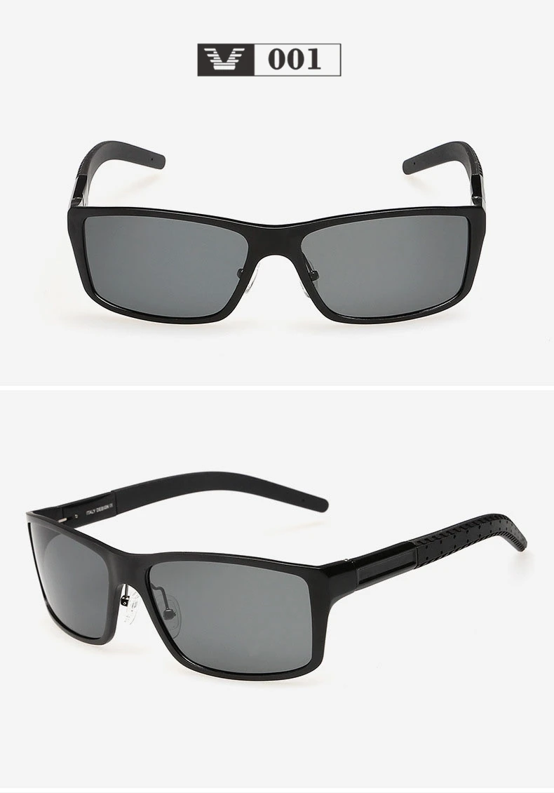 Новинка поляризованные солнцезащитные очки мужские очки солнцезащитные очки для вождения для водителя - Цвет линз: 001