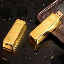 USB 3,0 высокая Скорость Золотые прутки, Usb флеш-накопитель 32 Гб оперативной памяти, 16 Гб встроенной памяти, флэш-накопитель 64 ГБ флэш-накопитель 1 ТБ 2 ТБ Usb флеш-накопитель ключ Бизнес подарок