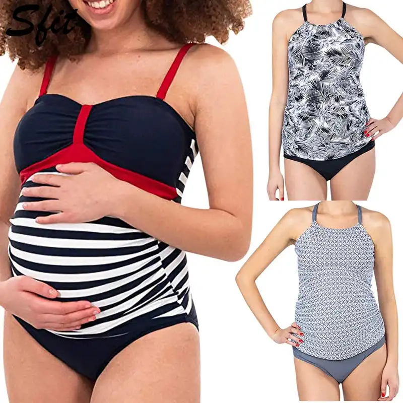pregnant two piece swimwear