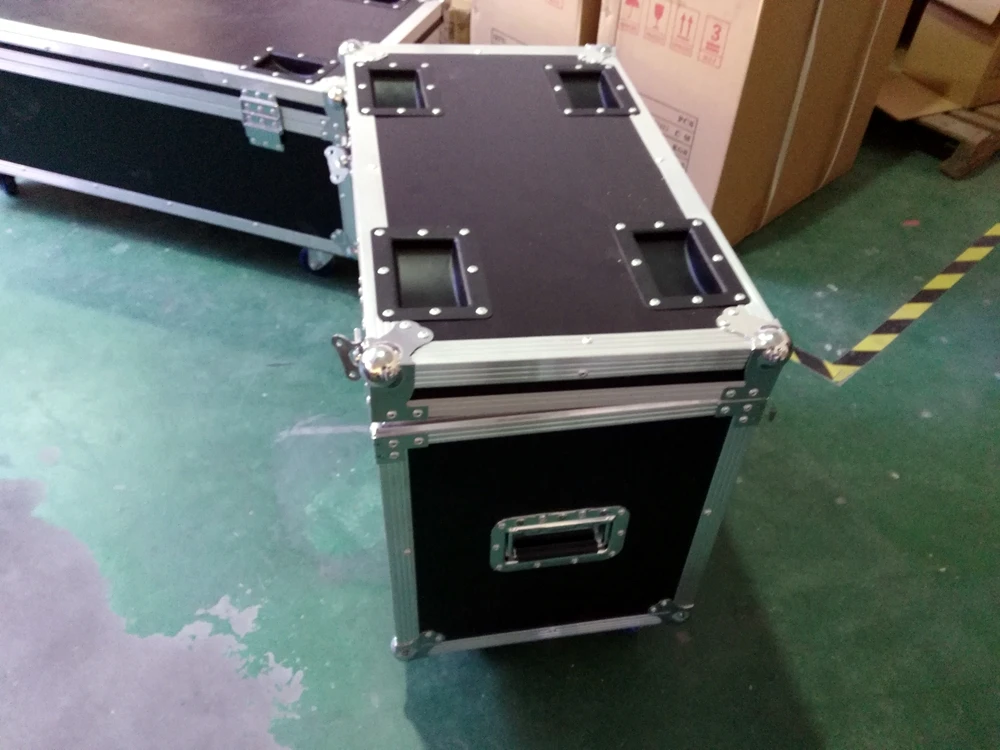 Roadcase Pack 300 Вт LED перемещение головы луч света США CREE LED, AC110V-240V DMX 21chs ce rohs 12x20 Вт LED Футбол перемещение головного света