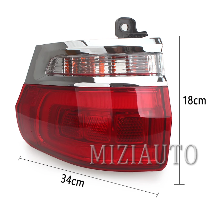 MIZIAUTO LED Tail Lights Rear Outer side For Jeep Grand Cherokee Taillight Lamp Brake Light Rear Bumper Light