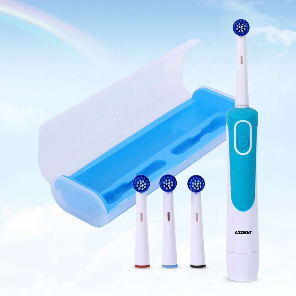 AZDENT Electric Toothbrush for Adults Toothbrush Rotating Type Teeth Tooth Brush Battery Teeth Whitening with Replacement Heads AZDENT Electric Toothbrush for Adults Toothbrush Rotating Type Teeth Tooth Brush Battery Teeth Whitening with Replacement Heads