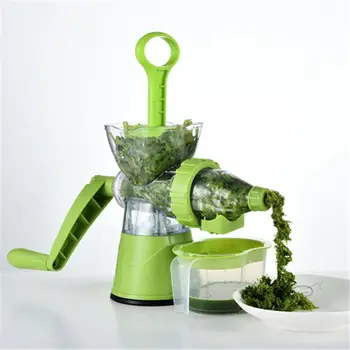 

Multi-functional portable manual juicer manual spiral juicer automatically separates slag and juice