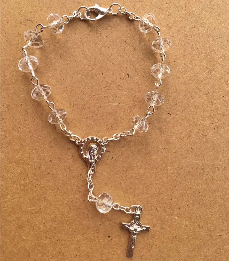 

Catholic Rosary Necklace,crystal Rosary,rosary Catholic Religious Chain Link Bracelets 150 Pcs/ Lot Sale-Seller