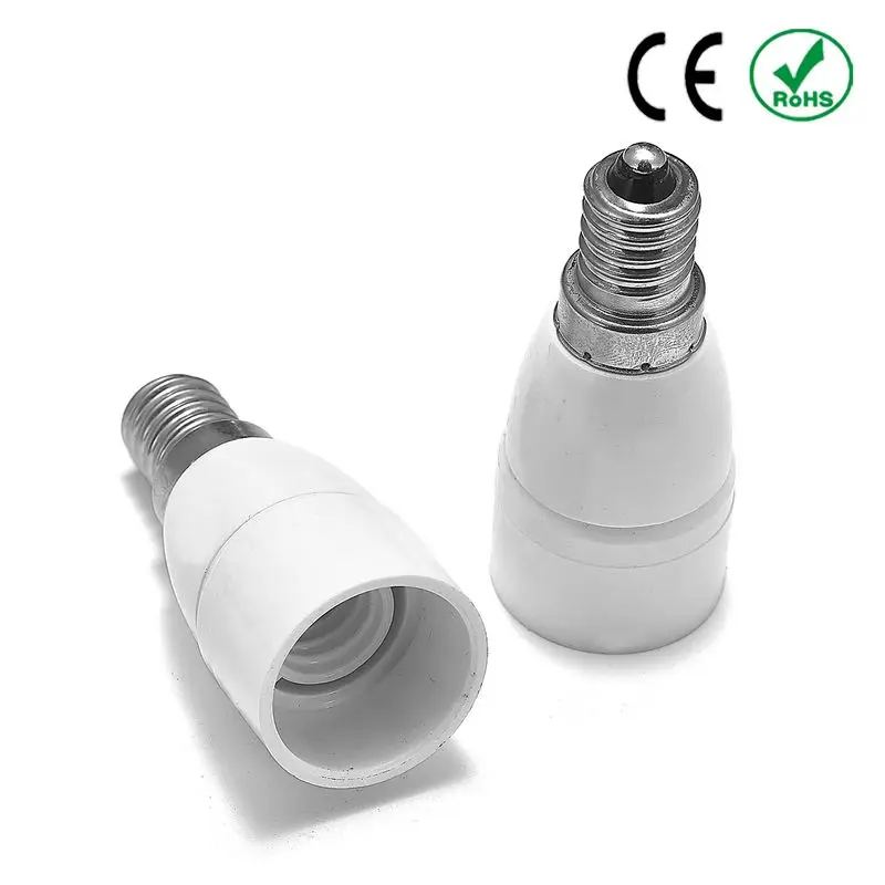 100pcs E14 to E14 Adapter E14 to E14 Extended Lamp Holder Converter