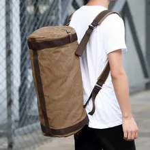 High Quality Men Canvas Travel Luggage Bags Duffel Bags Travel Shoulder Bag Large Leisure Fashion Designer Weekend Backpacks Ove
