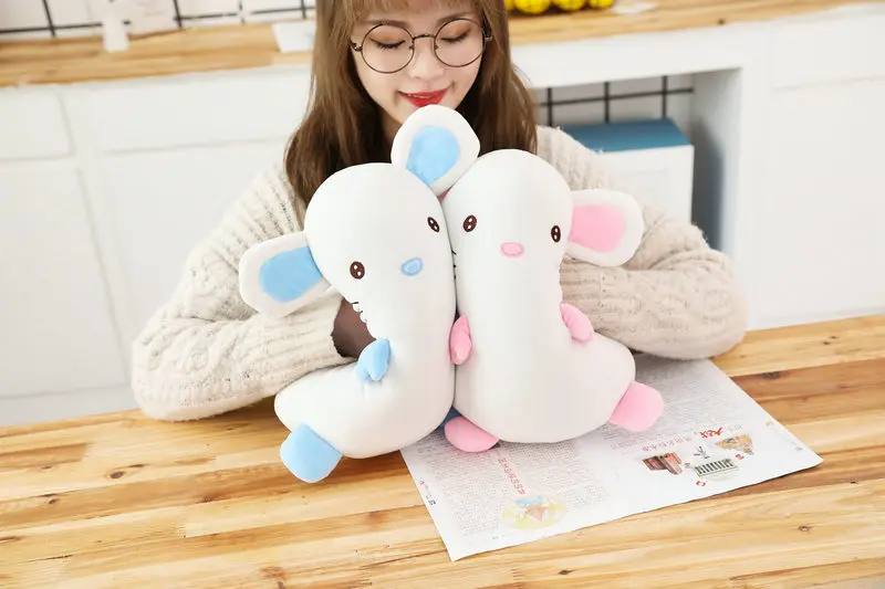30 см кавайная плюшевая кукла игрушки милая мышь мягкие игрушки мягкие животные кукла Дети подарок розовый/синий