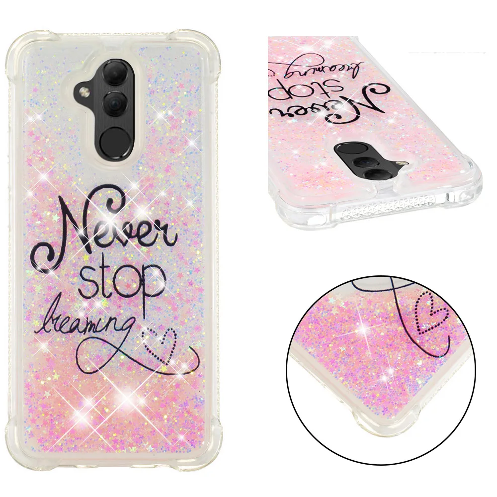 Soft 3D Liquid Case For coque Huawei Mate 20 Lite SNE-LX1 Nova 2i 10 Y3 Y5 III 2017 Y6 Y7 Funda Hoesjes | Мобильные телефоны и