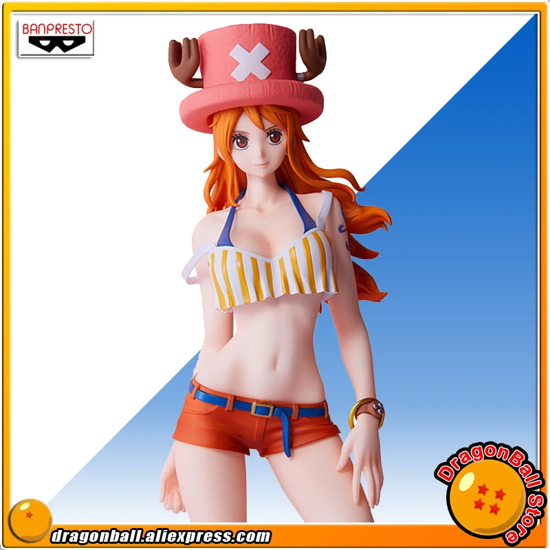 Японское аниме ONE PIECE оригинальная коллекция милых пиратов Banpresto Nami обычного