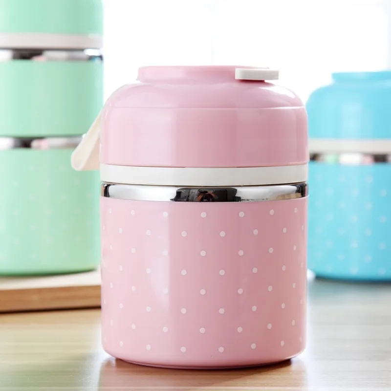 

Three-tier Lunch Box Picnic Food Container Handmade Japanese Style Stainless Steel Multi-layer Insulation Lunch Box Tableware