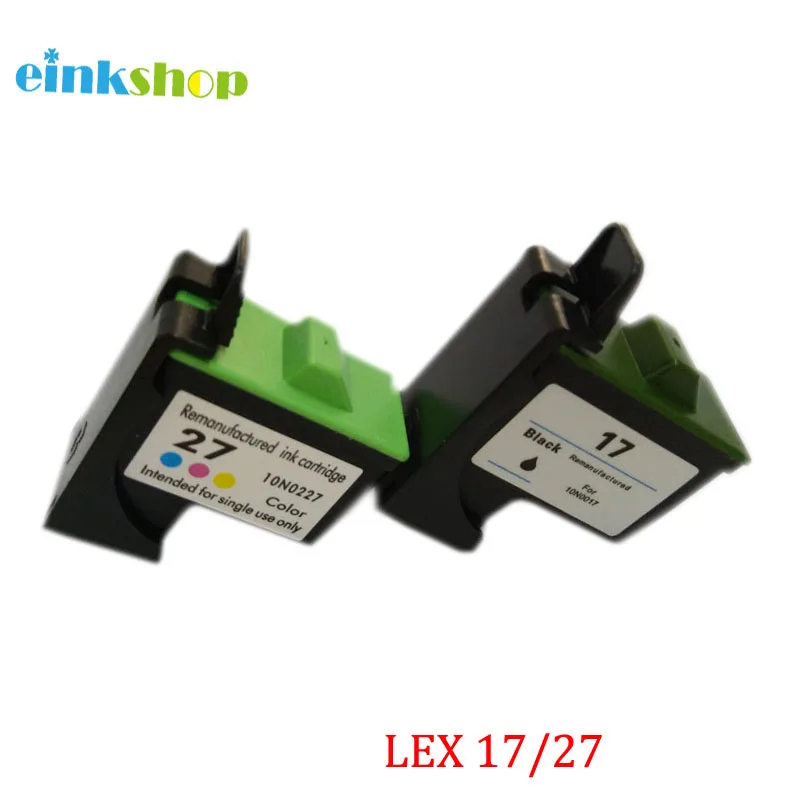 Einkshop для Lexmark 17 27 чернильный картридж I3 Z13 Z23 Z25 Z33 Z35 Z515 Z600 Z603 Z605 Z615 X1100 X1200 X74 X75 X83|lexmark