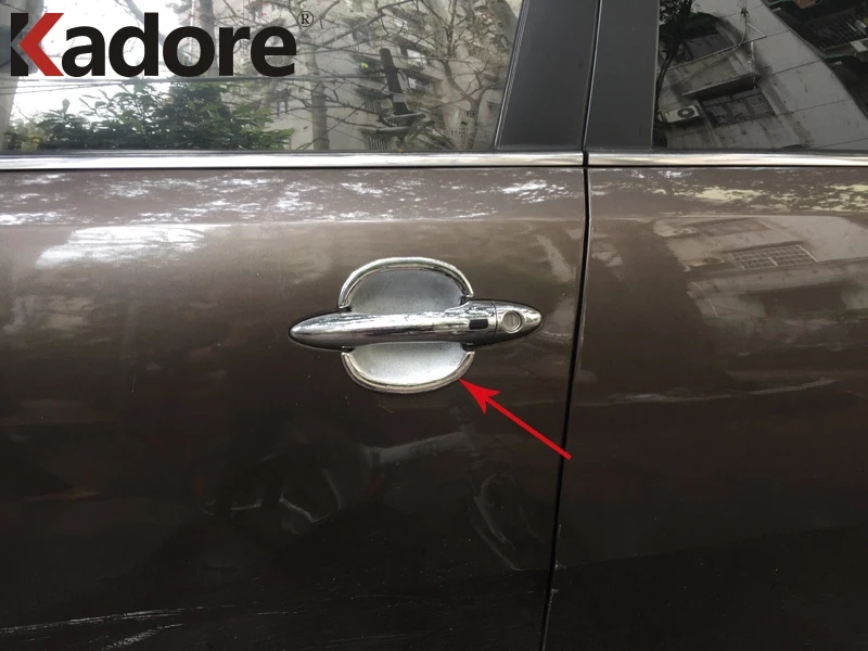 Для Kia Sportage 2010 2011 2012 2013 2014 АБС хром боковая ручка двери крышка чаши отделка