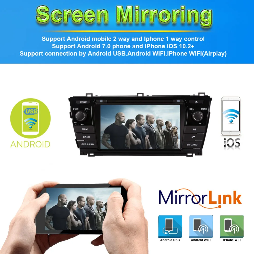 Clearance Android 8.0 Octa Core 4GB RAM Car GPS Navigation DVD Multimedia Player For Toyota Corolla 2013- Left Hand Driving Radio Stereo 3 Clearance Android 8.0 Octa Core 4GB RAM Car GPS Navigation DVD Multimedia Player For Toyota Corolla 2013- Left Hand Driving Radio Stereo 3