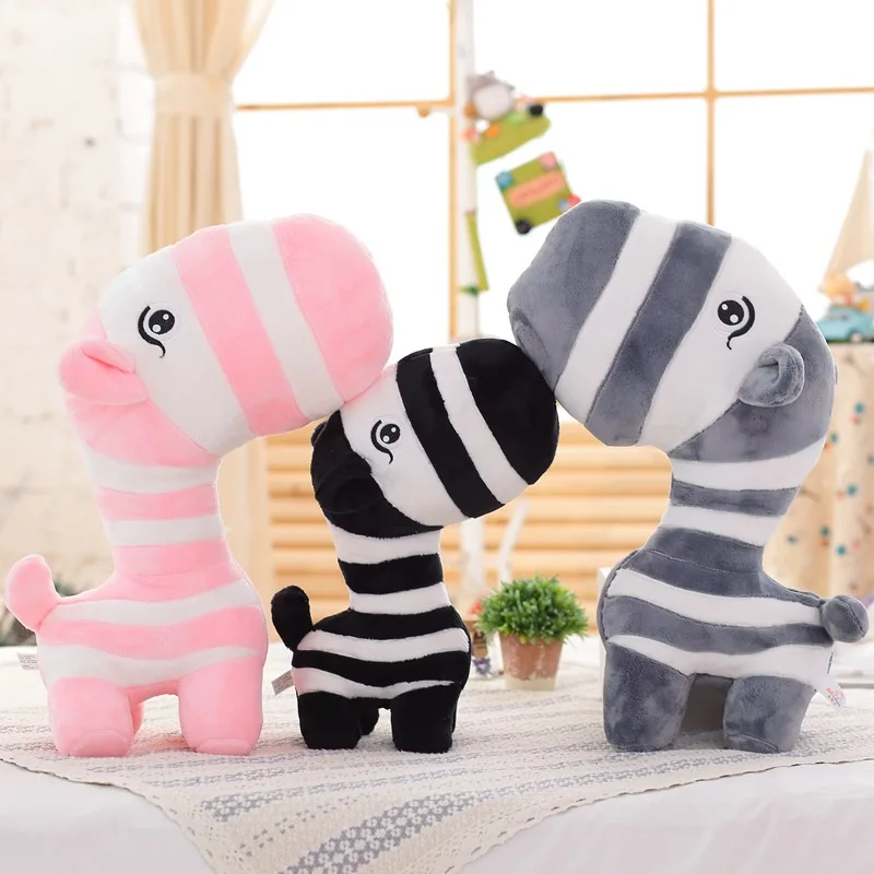 rainbow zebra stuffed animal