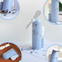 Мультфильм распыления воды мини-вентилятор Портативный Usb небольшой вентилятор мобильного телефона стенд