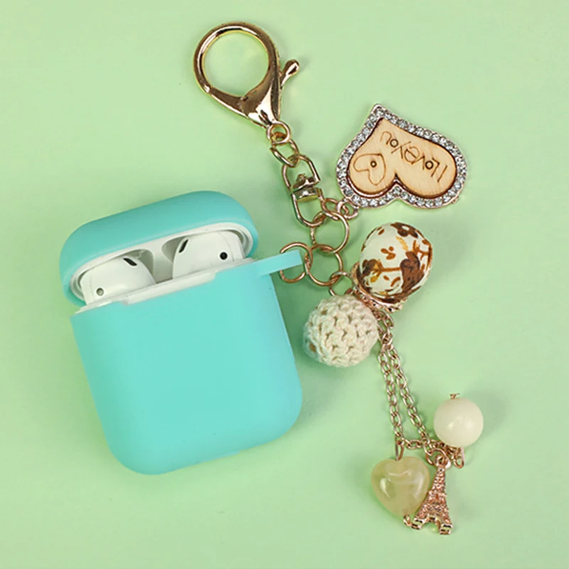 

Cute Decor Silicone Case for Apple Airpods Cover Case Accessories Bluetooth Earphone Headphones Protective Cover Box