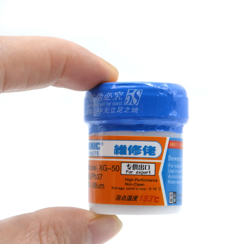 2pcs/lot Repair Welding Tool MECHANIC Solder Paste Flux XG-50 Sn63/Pb67 SMD SMT For 936 852D+ BGA Soldering Iron Station 