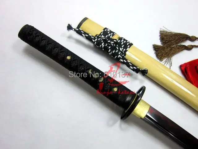 Details about   Battle ready Clay tempered cyclone tsuba katana sword adsorb tungsten sharpened 