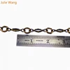 Julie Wang-chaîne à maillons en métal Bronze Antique, 1 mètre/paquet, pour collier, bijoux décoratifs pour femmes, accessoire de fabrication ► Photo 3/6