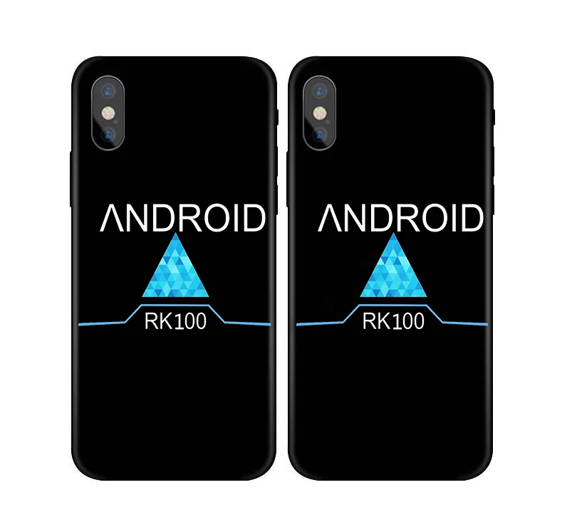 Чехол для телефона с Android RK900 Connor для iPhone X, 8, 6 s, 7 Plus, 5S, Detroit, чехол для samsung s8, s9 plus, S6, S7 Edge - Цвет: 18318