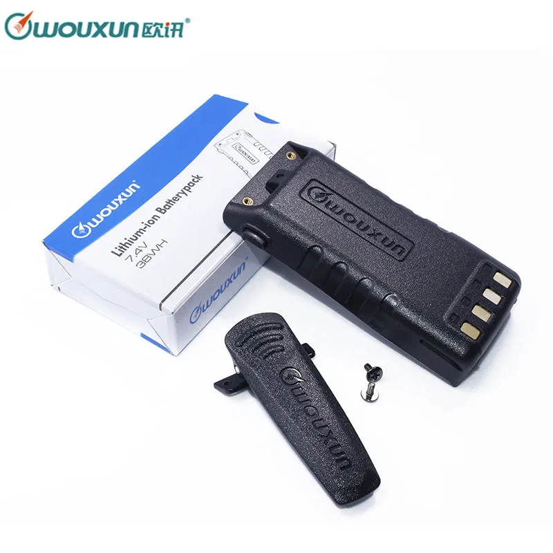 Wouxun DC 7.4V High Capacity 3200mAh(23.68Wh) Spare Li-ion Battery Pack for Wouxun Two Way Radios KG-UV9D Plus Walkie Talkie