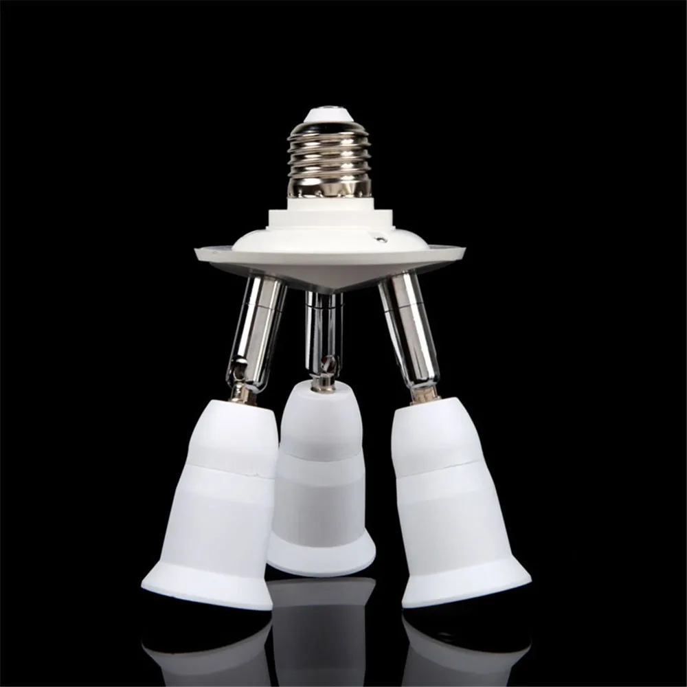 Lighting Accessories LED Bulb 3 in 1 Adjustable Base Light Lamp Adapter Holder Socket Splitter | Лампы и освещение